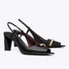 Zapatos destalonados con punta abierta Zapatos destalonados con punta abierta
