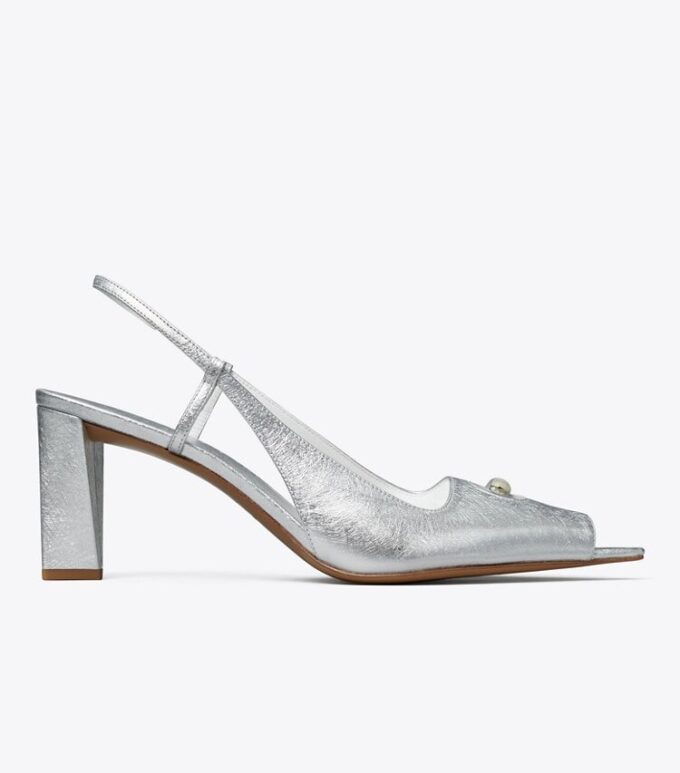 Zapatos destalonados con punta abierta Zapatos destalonados con punta abierta