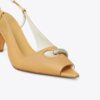 Zapatos destalonados con punta abierta Zapatos destalonados con punta abierta