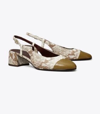 Zapatos destalonados con puntera