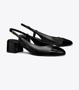 Zapatos destalonados con puntera