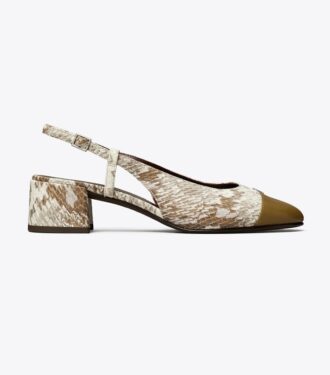 Zapatos destalonados con puntera