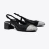 Zapatos destalonados con puntera y pavé Zapatos destalonados con puntera y pavé