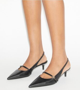 Zapatos Mary Jane con doble hebilla Double T y talón abierto