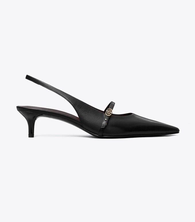 Zapatos Mary Jane con doble hebilla Double T y talón abierto