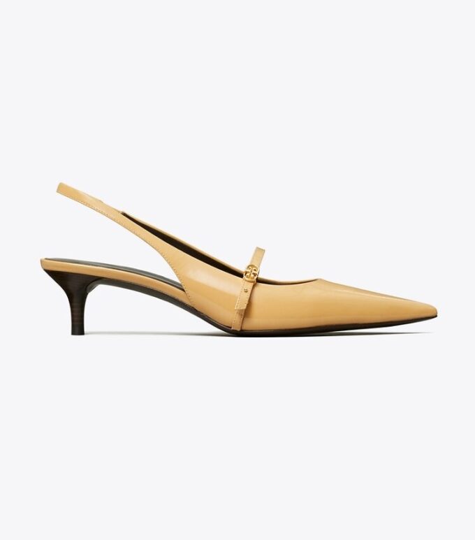 Zapatos Mary Jane con doble hebilla Double T y talón abierto