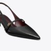 Zapatos Mary Jane con doble hebilla Double T y talón abierto