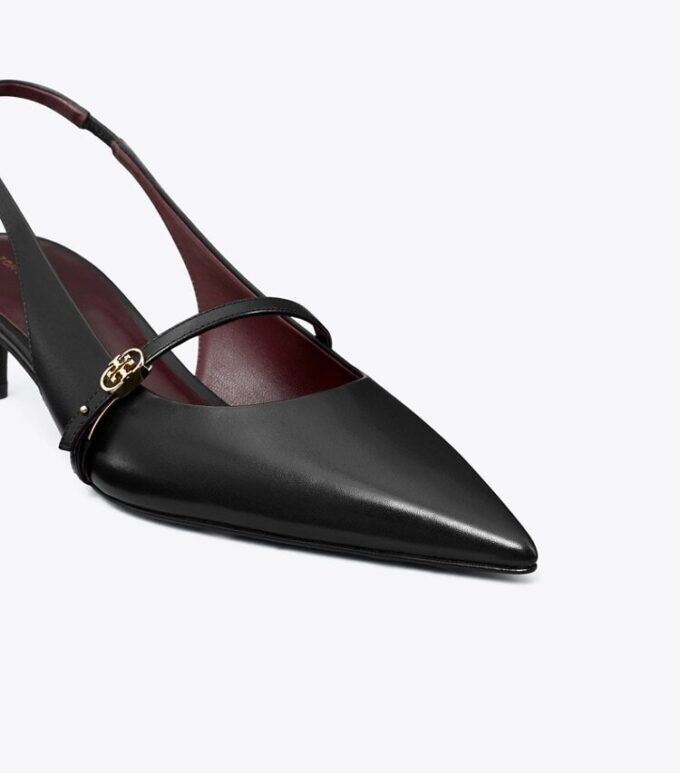 Zapatos Mary Jane con doble hebilla Double T y talón abierto
