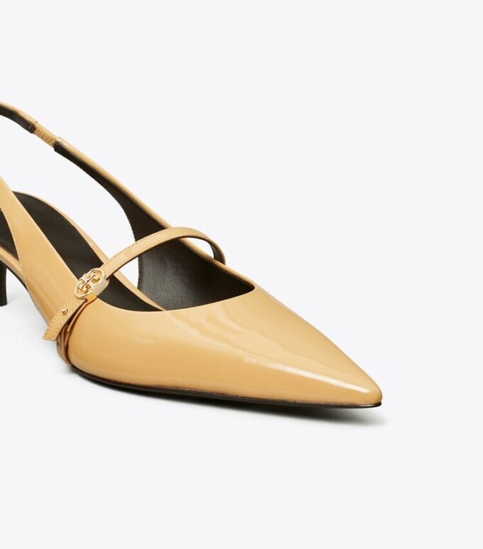 Zapatos Mary Jane con doble hebilla Double T y talón abierto